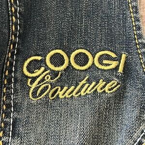 New- COOGI- Blue Denim Vest with Zipper